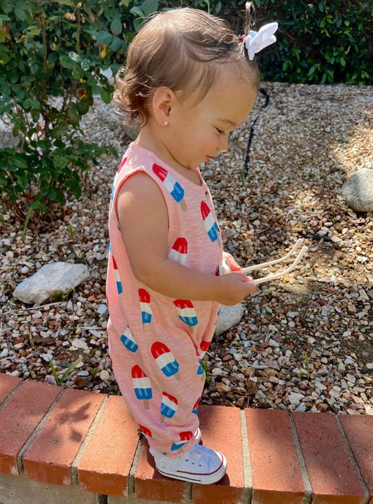 Popsicle Pink Organic Bay Jumpsuit
