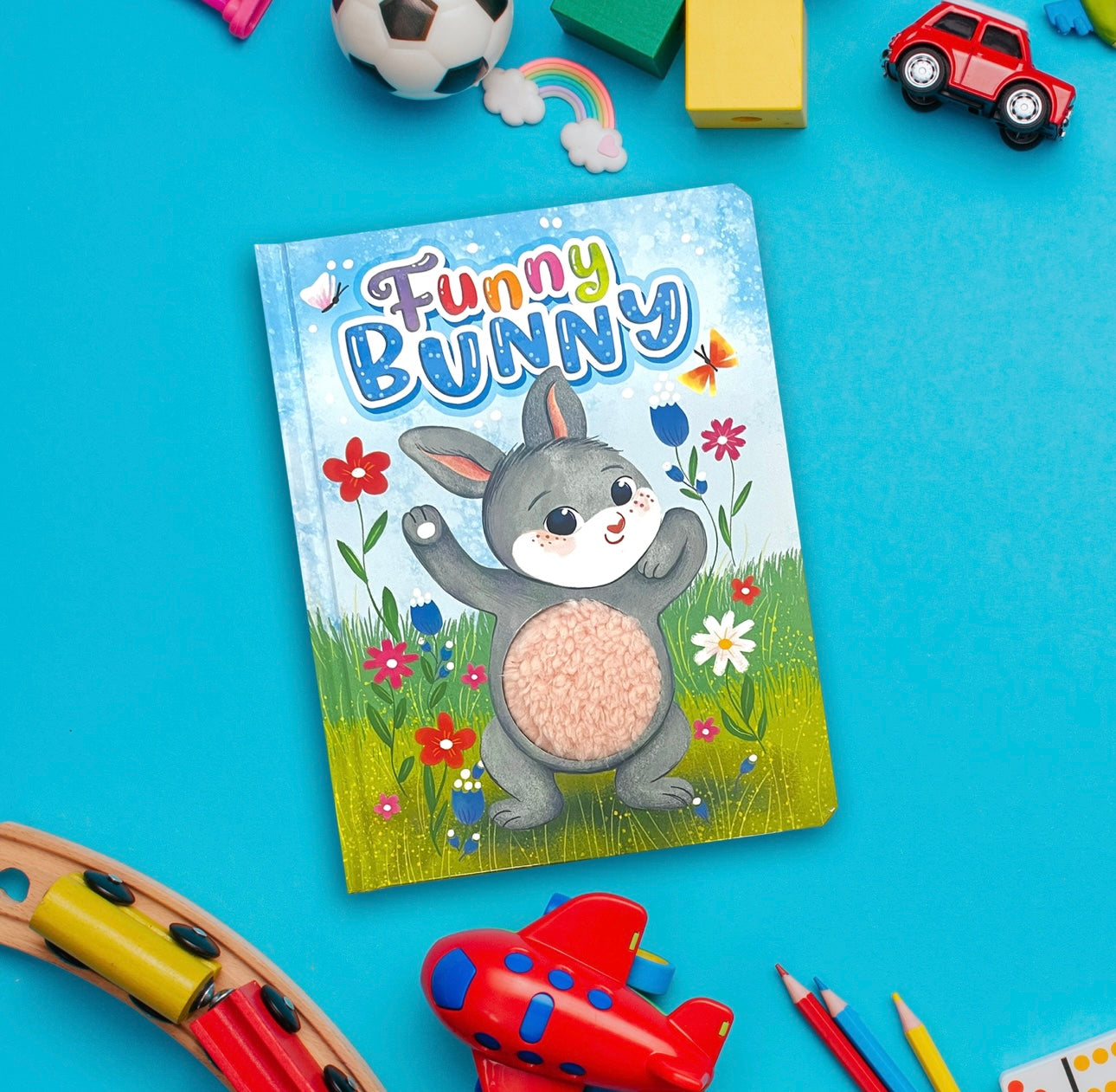 Funny Bunny Touch and Feel Sensory Board Book