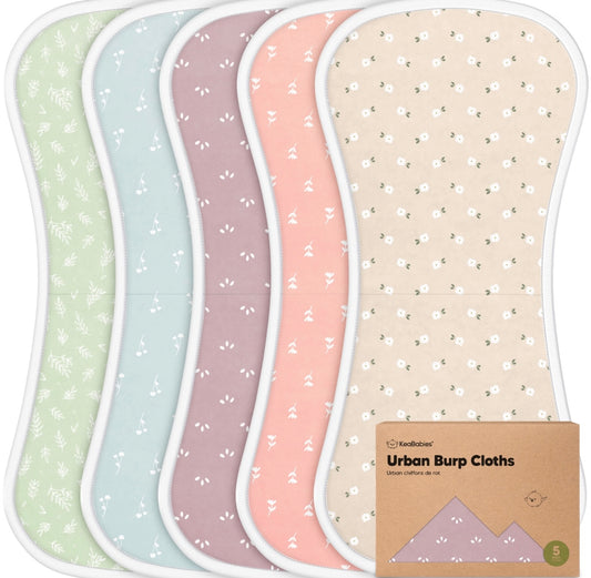 Blooms Burp Clothes 5pk. | Keababies