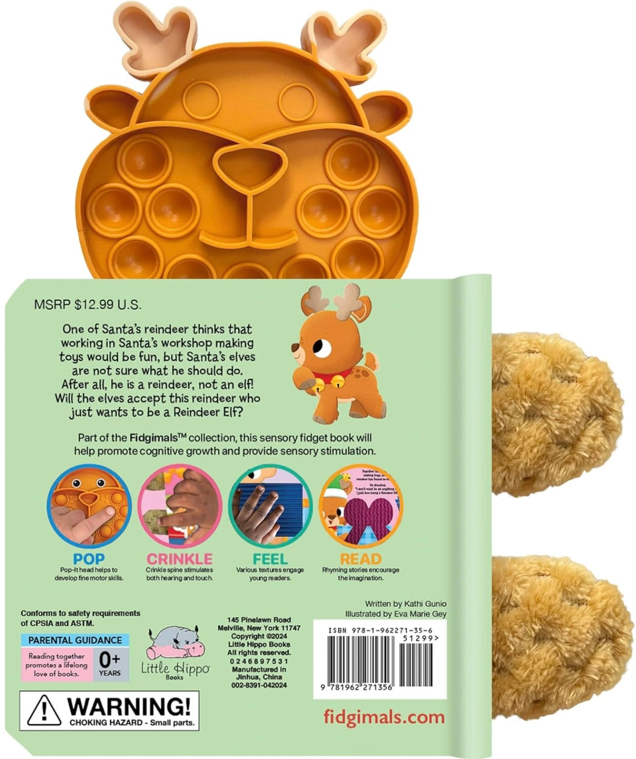 Little Reindeer Sensory Fidget Friend