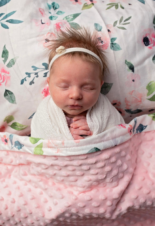 Flower Power Minky Blanket