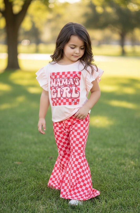 Mama’s Girl Angel Sleeve & Bell Bottoms