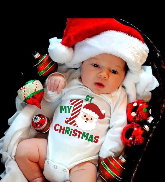 My 1st Christmas Santa Romper