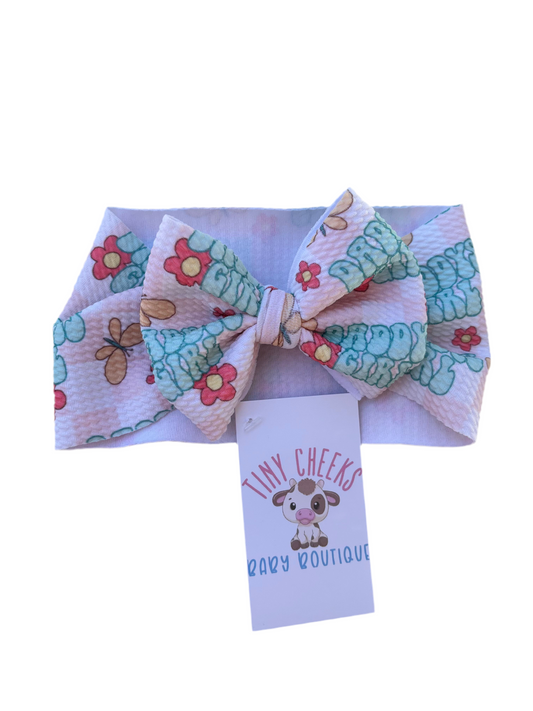 Daddy's Girl Headwrap Bow