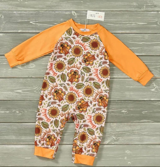 Thanksgiving Turkey Romper