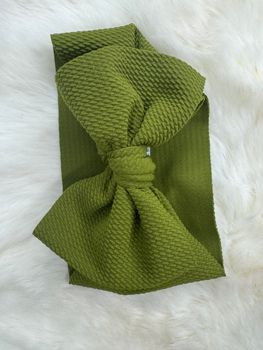 Waffle Head Wraps | Olive