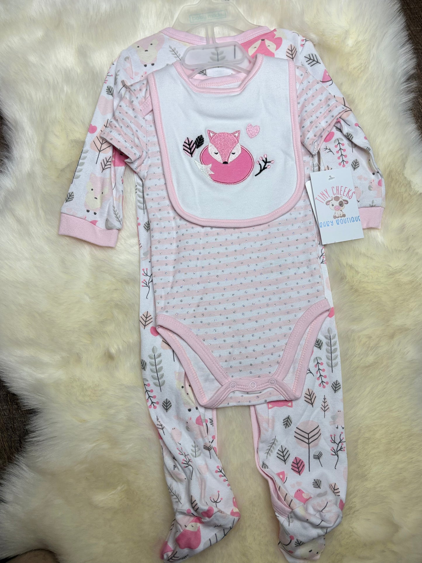 Girl’s 3pc. Coverall Set