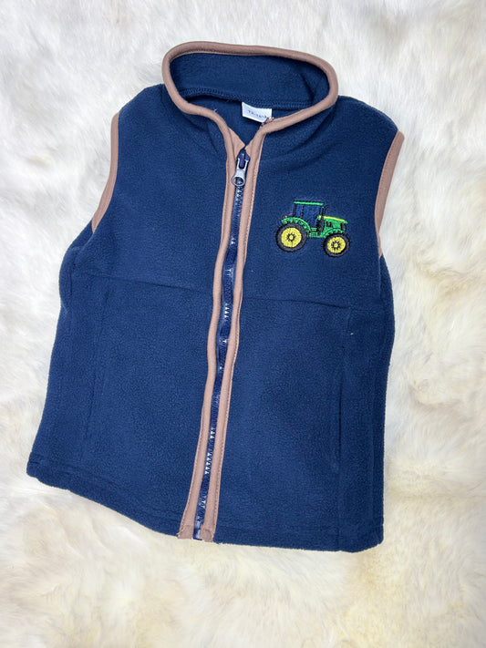 Tractor Navy Vest