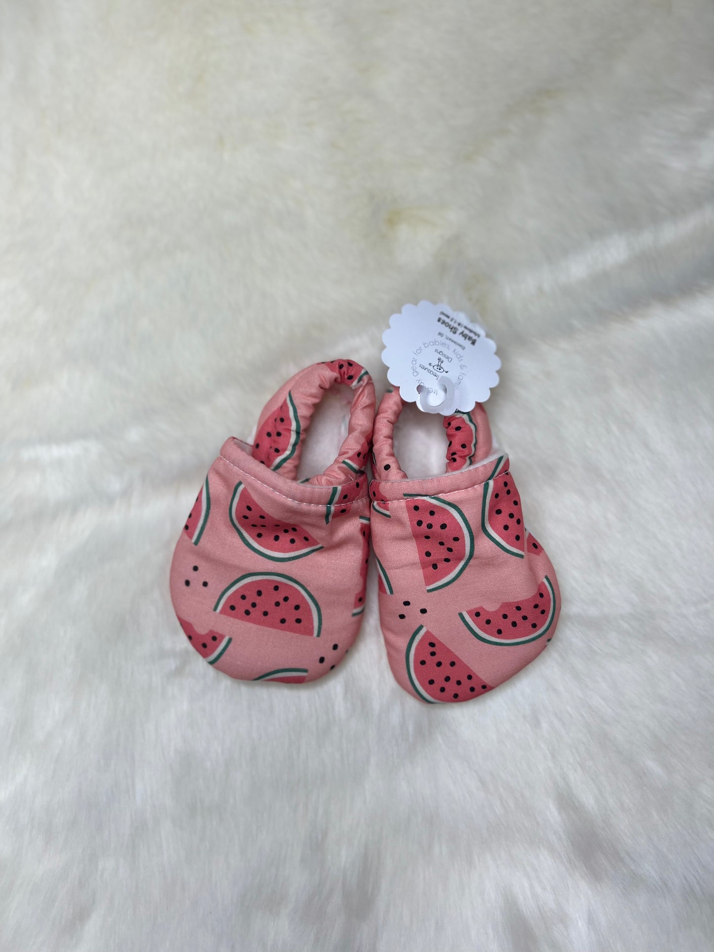 Watermelon Padded Baby Shoes