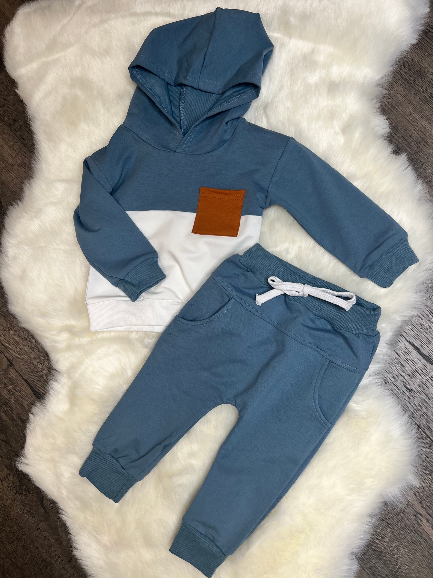 Blue Hoodie Set