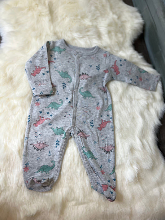 Dinosaur Footed Onesie